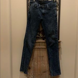 Levi’s 511 black acid wash skinny jeans 30x32